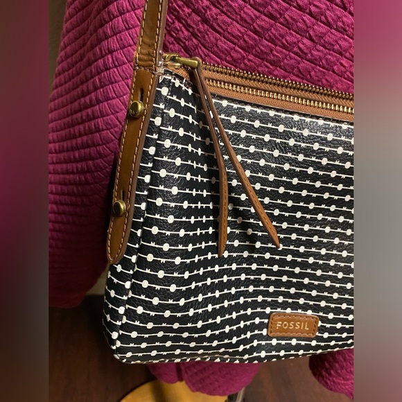 FOSSIL Fiona Crossbody 1954 polka dot - Picture 2 of 7